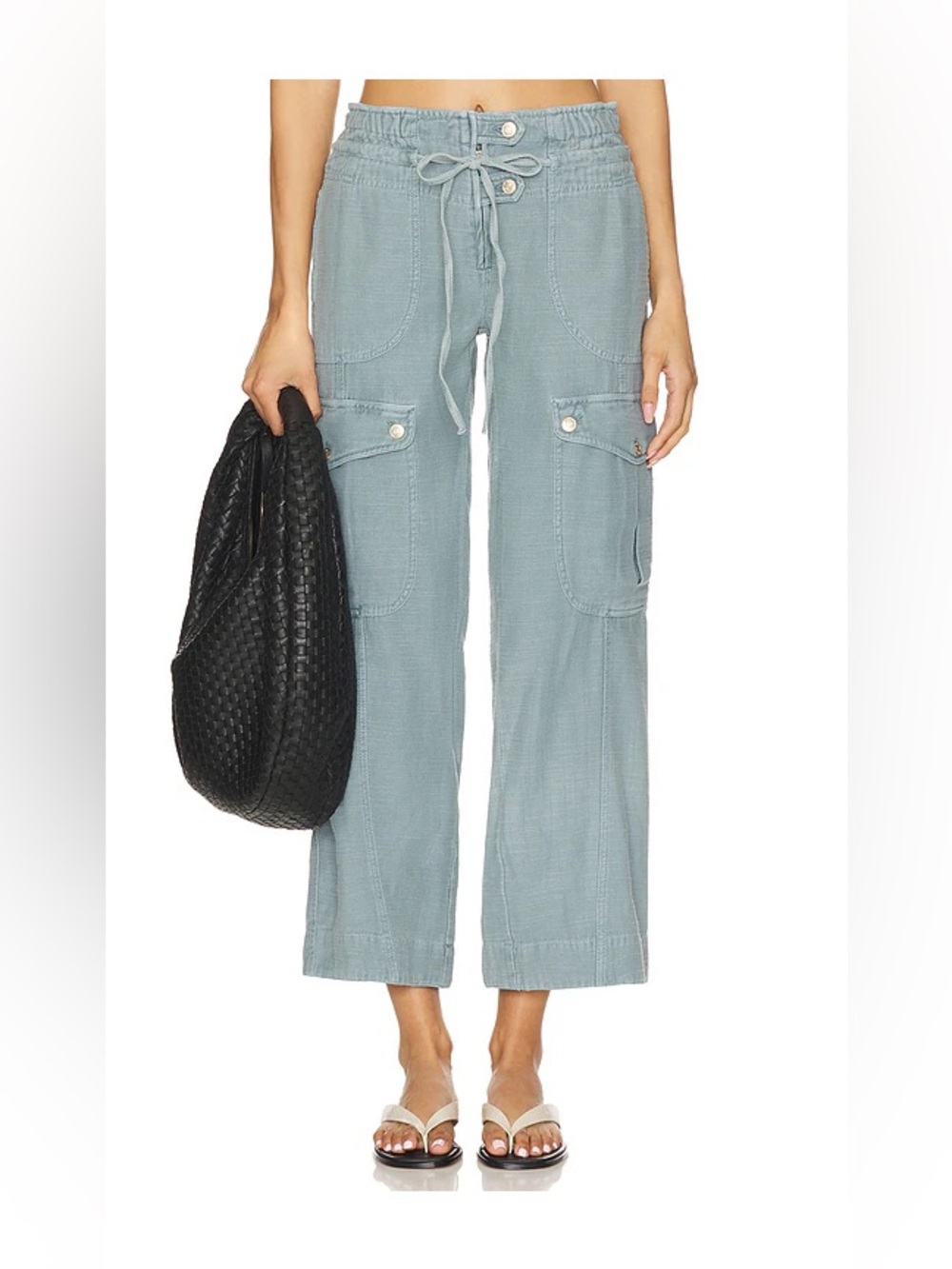 NWT Free People Park Ave Pant in Autumn Sky Cargo
